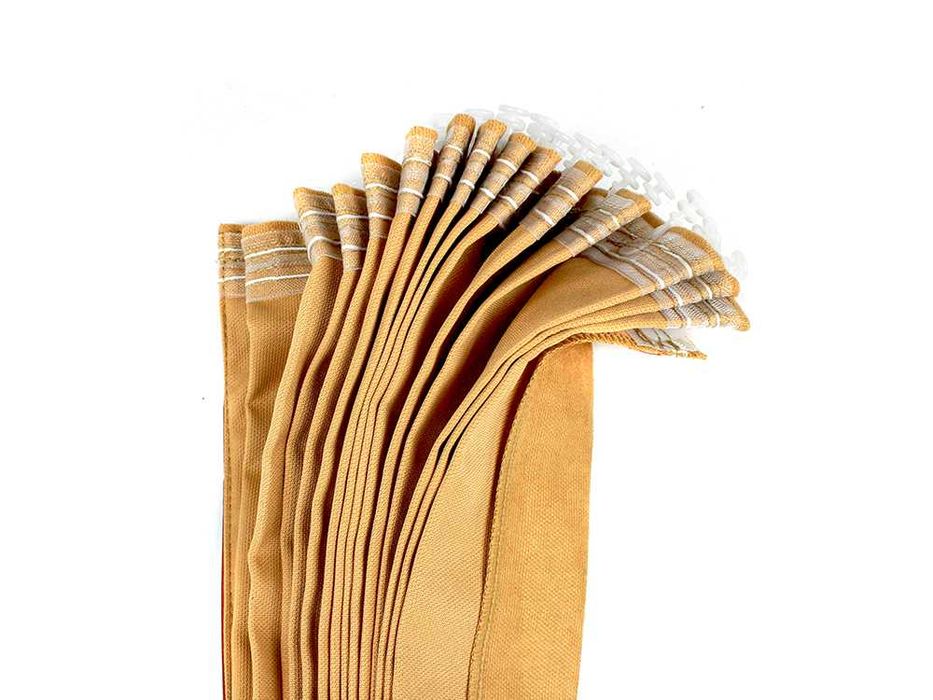 Perdele pentru camion, 4 piese / bej + maro