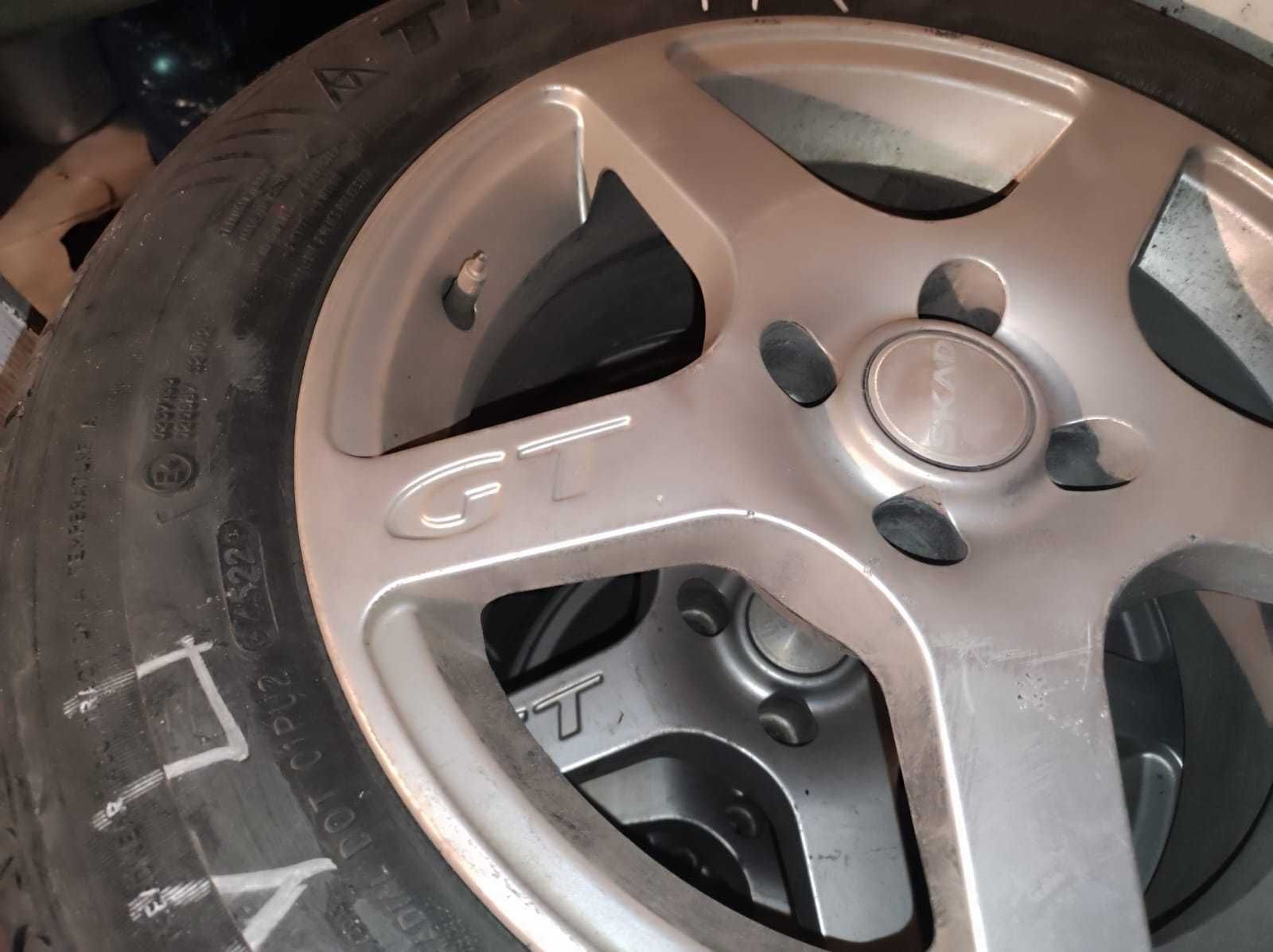 Литые диски R15, с шинами ЛЕТО , разболтовка 4×100