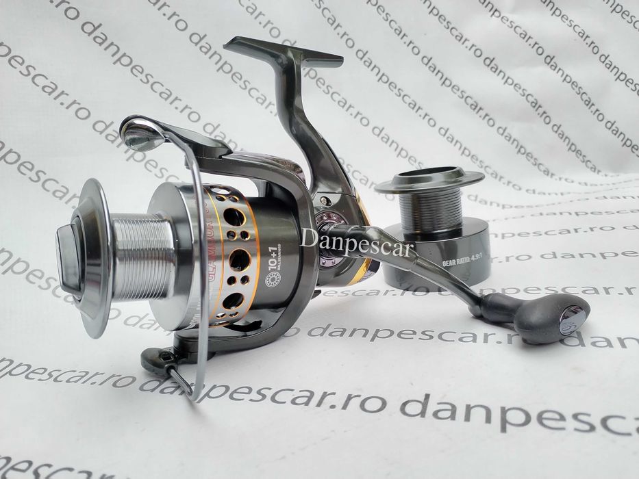 SET CRAP Lanseta 3,90m PROFL VIPER 3,5LBS SI Mulineta GLAMOUR 7000