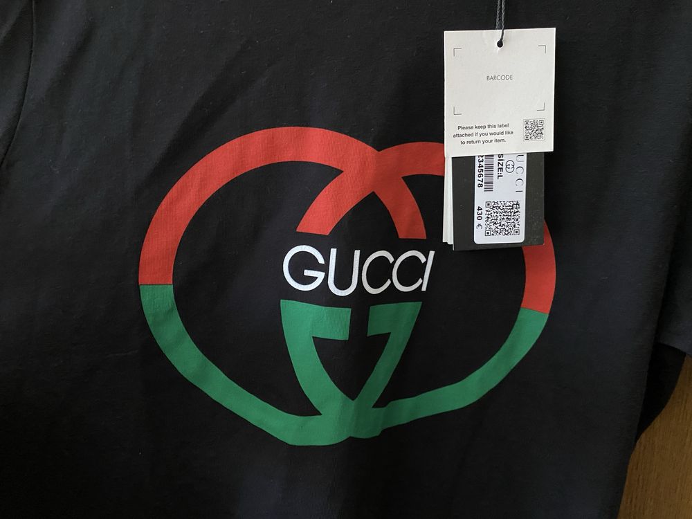 Tricou gucci nou cu eticheta