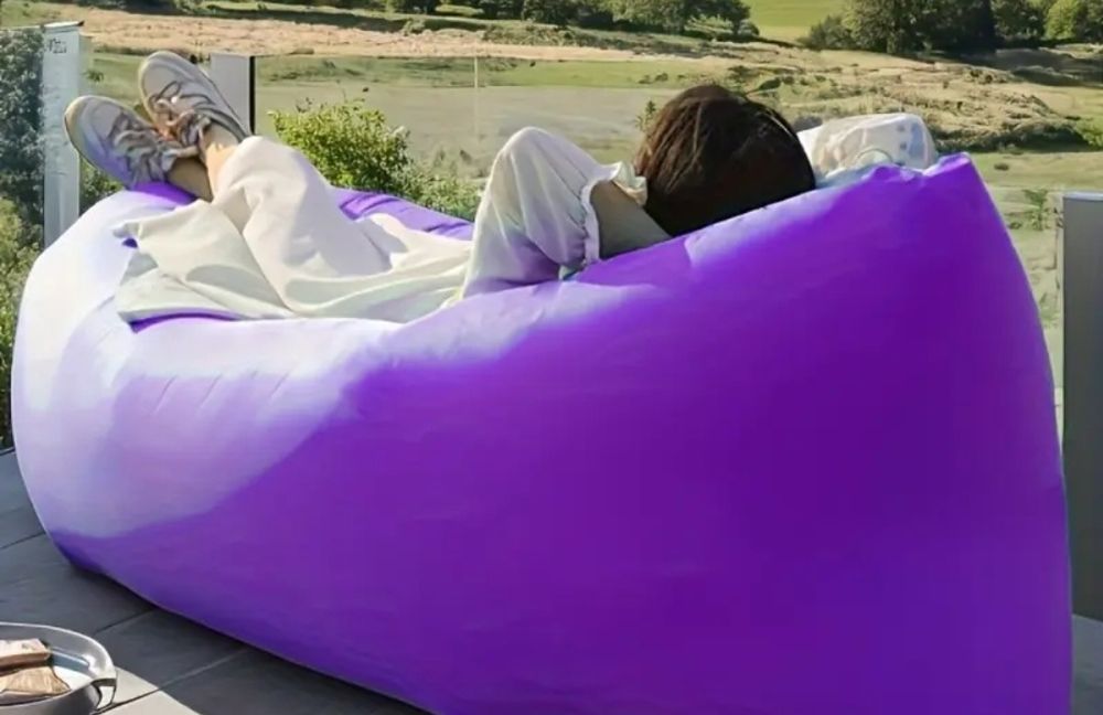 Sac gonflabil mov 190 cm lungime (plaja)