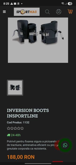 Inversion boots/suporti glezne