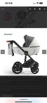 Carucior Krausman 3 in 1 Nexxo White