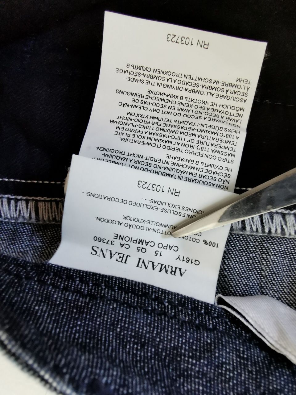 Fusta blugi Armani Jeans made in italy 40 ca noua