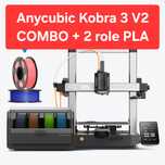 Imprimanta 3D multicolor sigilata Anycubic Kobra 3 V2  COMBO