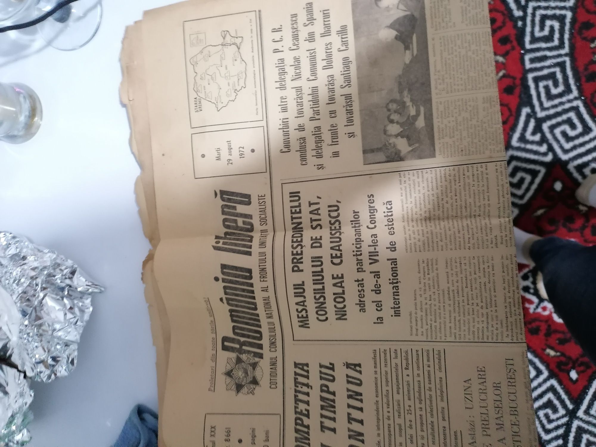Ziar vechi anul 1972