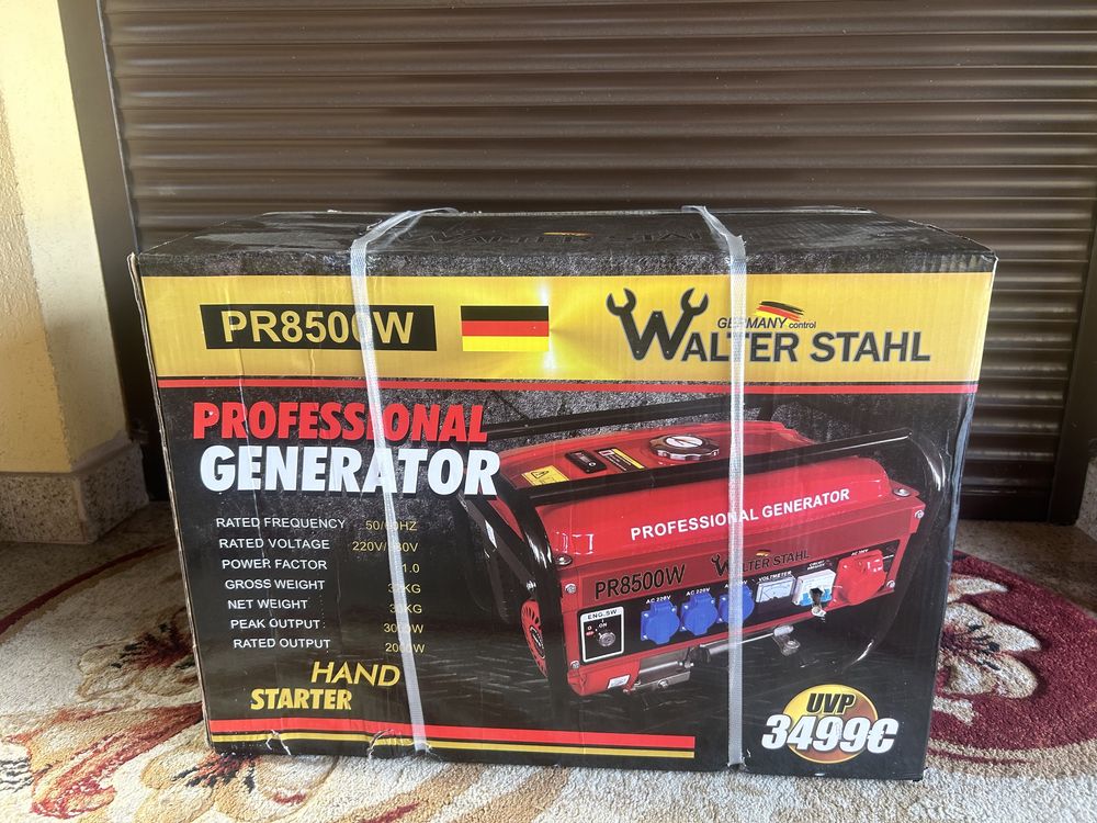 Walter Stahl PR 8500 W Generator de energie.