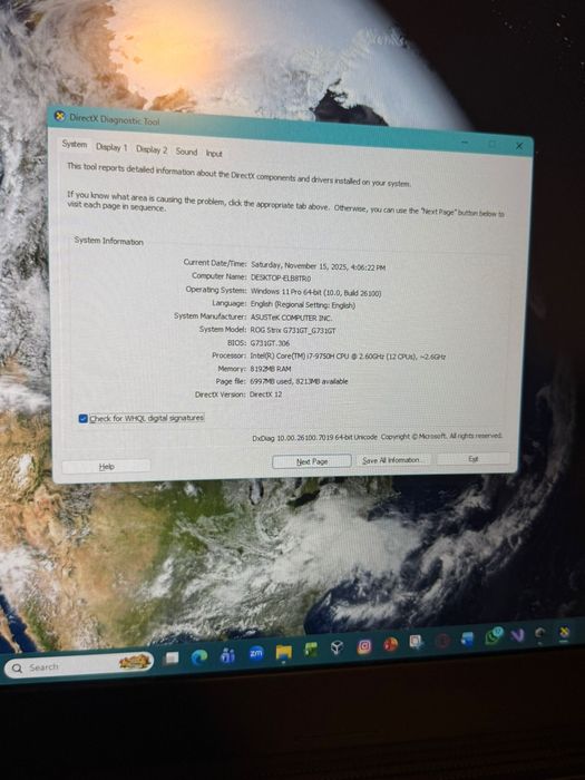 Asus ROG Strix G731GT
