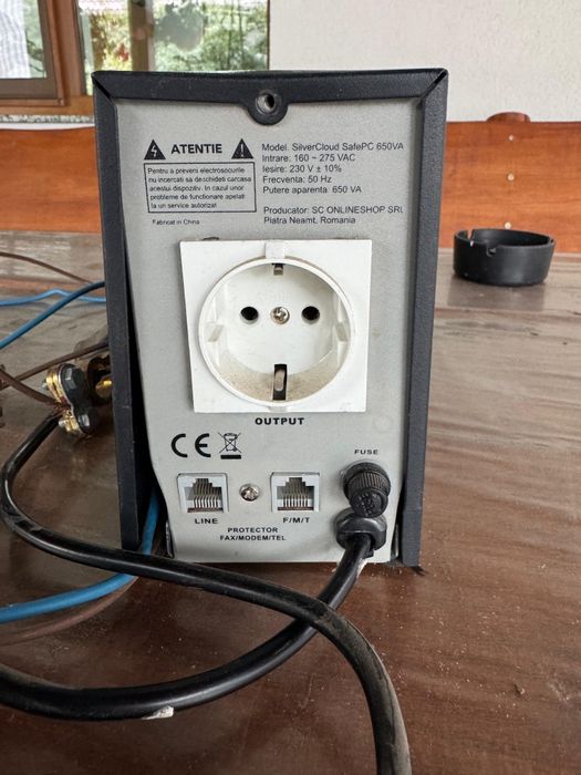 Ups 600VA cu conectori petru baterie