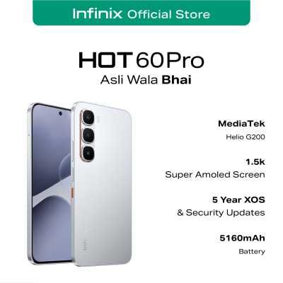 Infinix HOT 60 Pro 8/256 и в подарок  Infinix Smart 9 4/128. Black