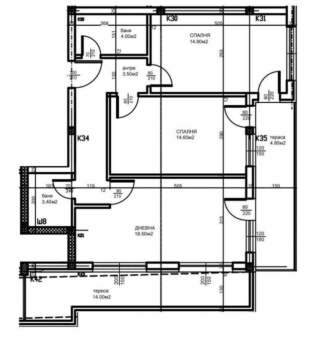 Продава се Тристаен апартамент в Пловдив, Тракия - 121 кв.м за 626 €/кв.м - Снимка #7