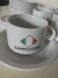 9 порцеланови чаши с чинийки Капучино