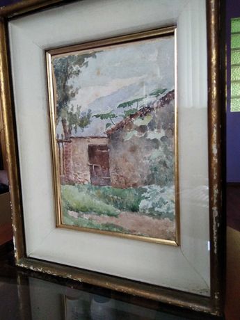 Pictura tablou din 1918 sau schimb cu obiecte de colectie anticariat