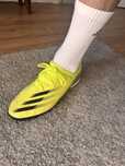 Ghete fotbal Adidas X Ghosted Yellow 44.5