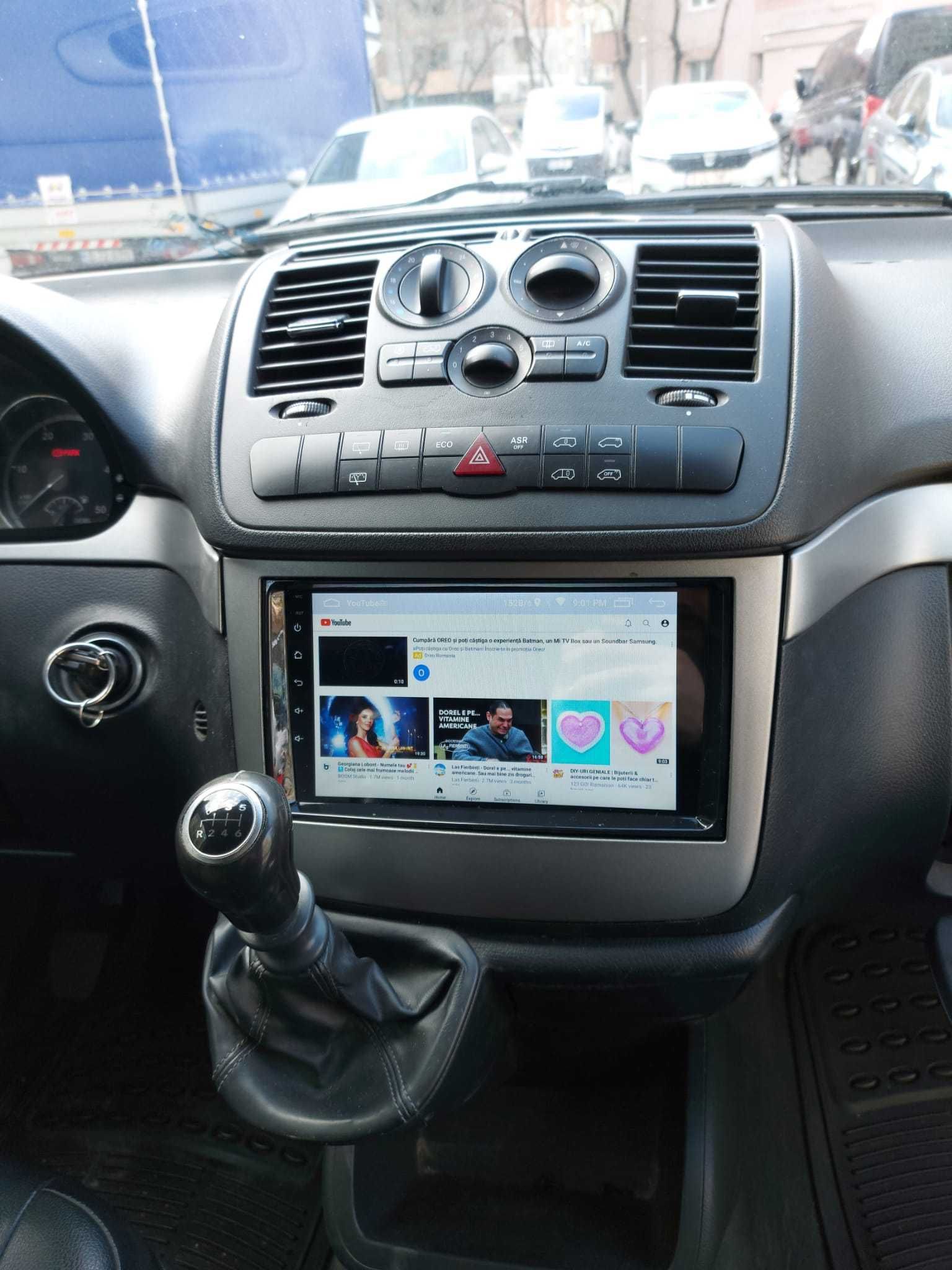 Navigatie Android Mercedes Aclass Bclass Waze YouTube GPS BT
