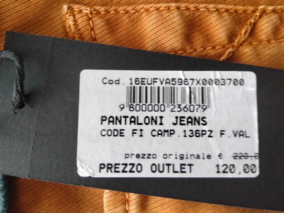 Blugi barbati mustar - caramiziu M Model deosebit relax slim