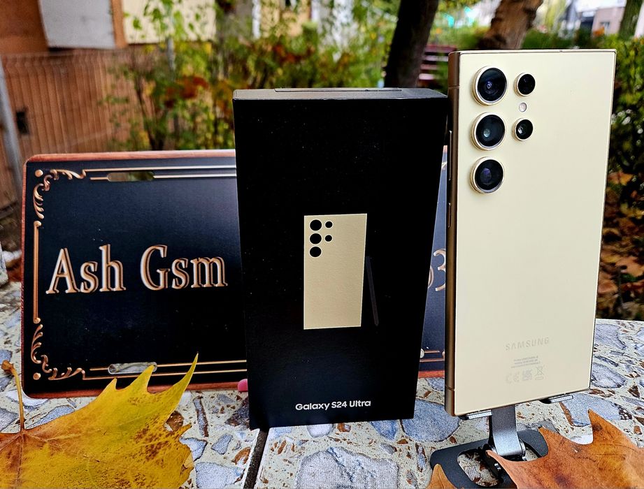 Samsung S24 ultra Titanium Yellow full box