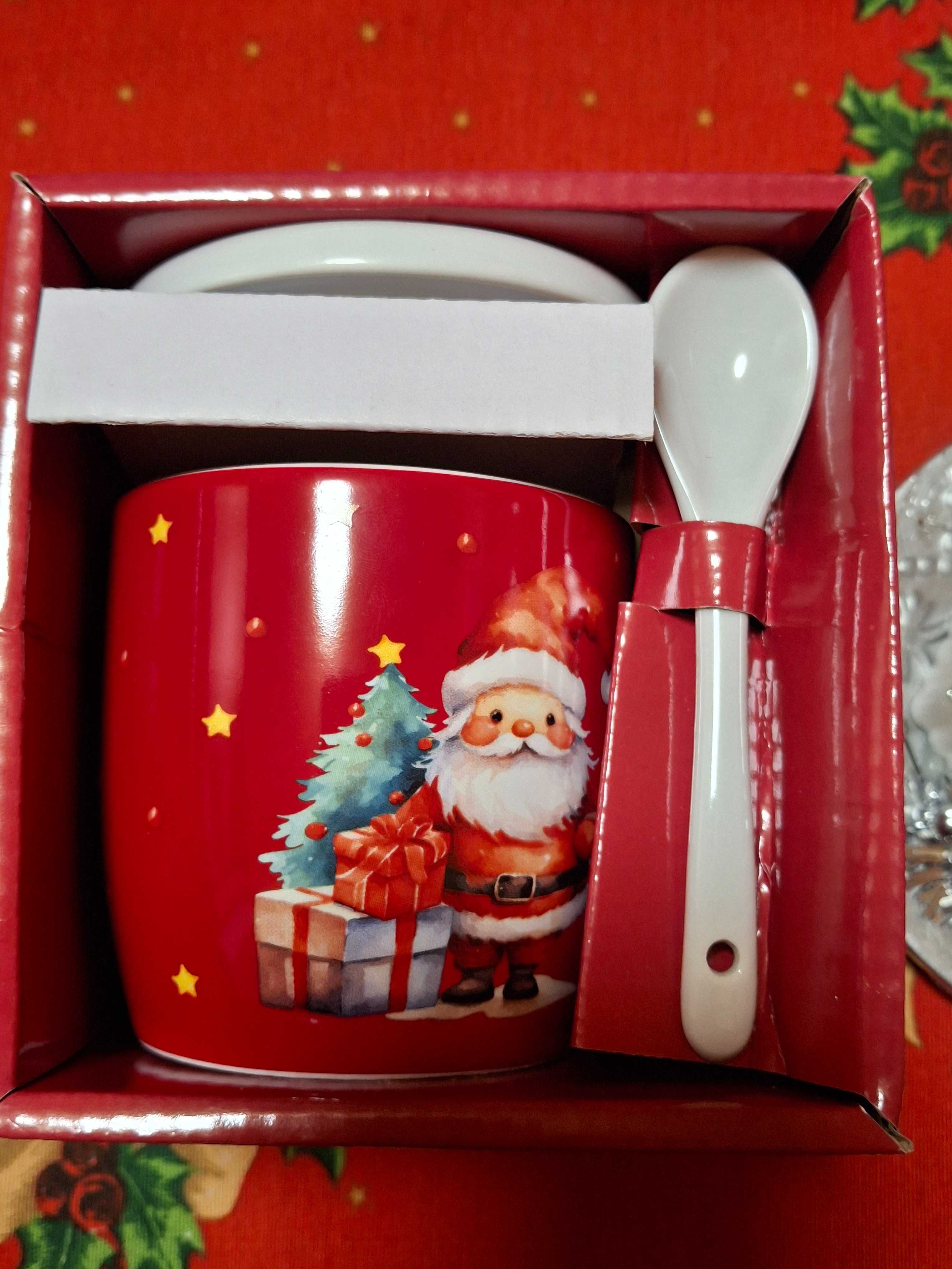 Set cadou Craciun (cana + lumanare)