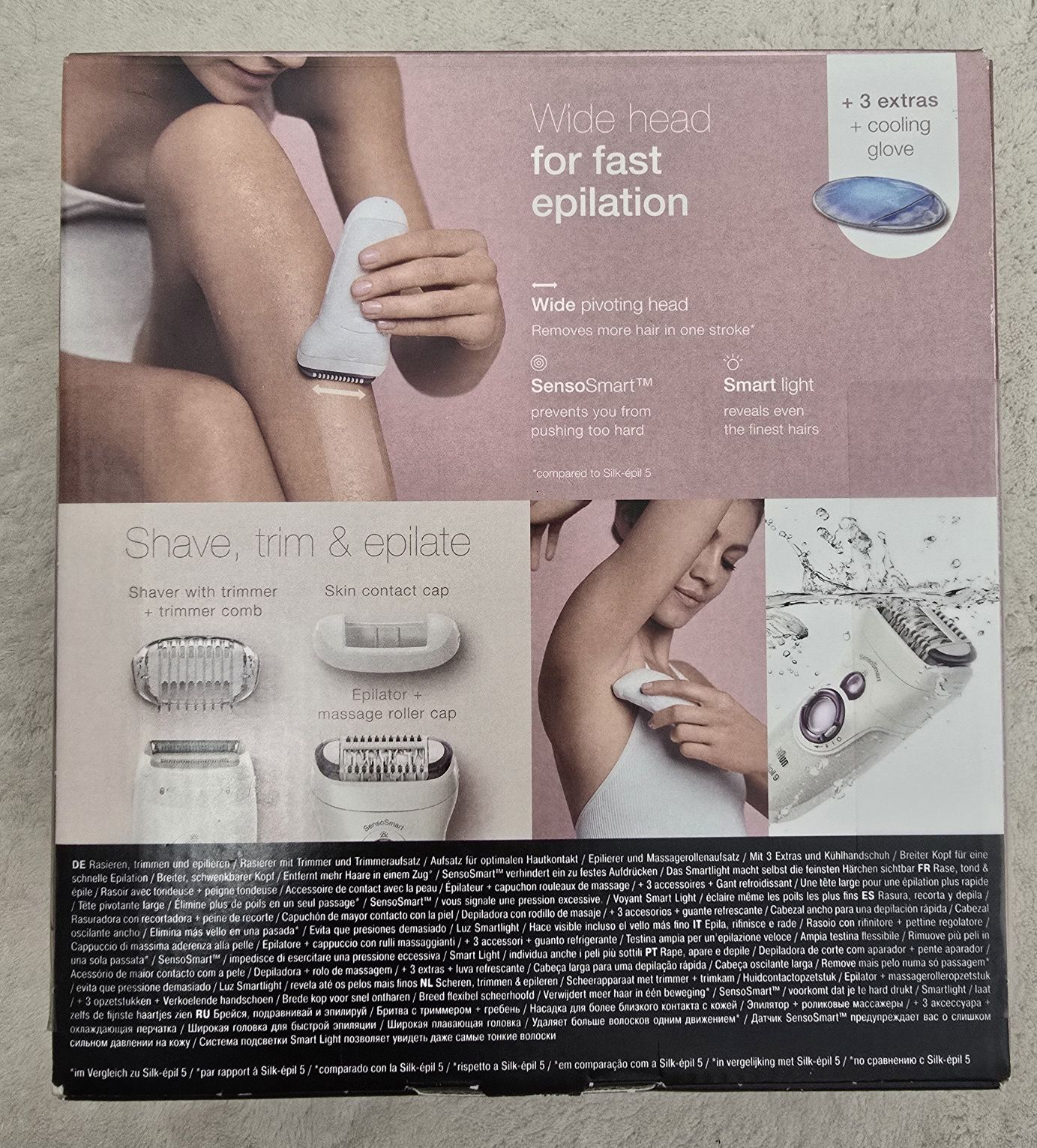 Epilator Braun silk-épil 9 sensoSmart