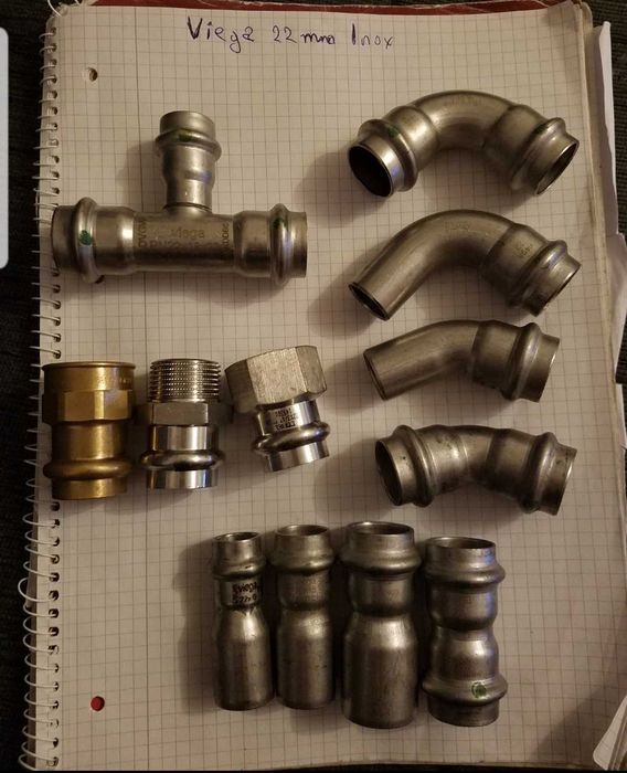 FItinguri Rems  inox viega si Geberit