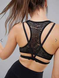 Bustiera neagra sport ASOS 4505, marime XS