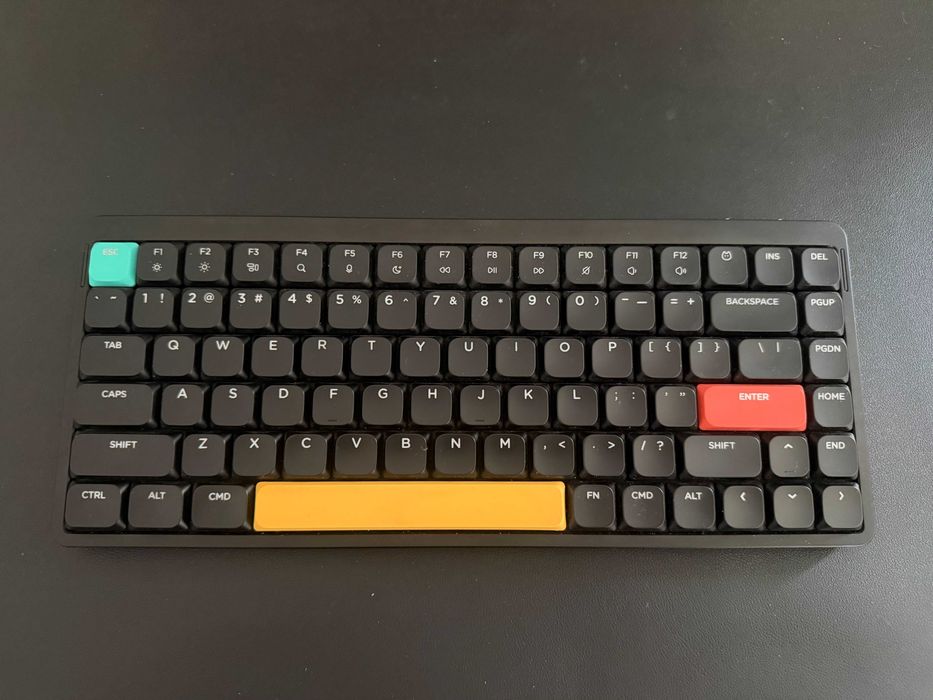 Pachet Tastatura mecanica Nuphy Air75 V2, Bluetooth 5.1, Moss switches