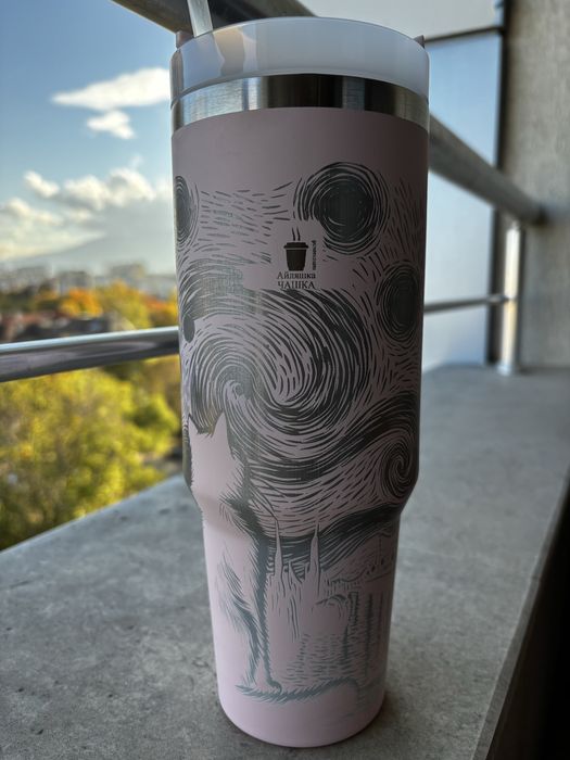 Гравирани Термочаши “Хелоуин” и “Котки в звездна нощ”