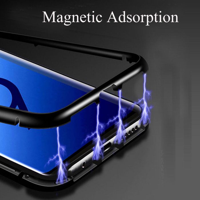 Husa 360 Magnetica gri metalizat pentru Galaxy S8 Plus! Noua!