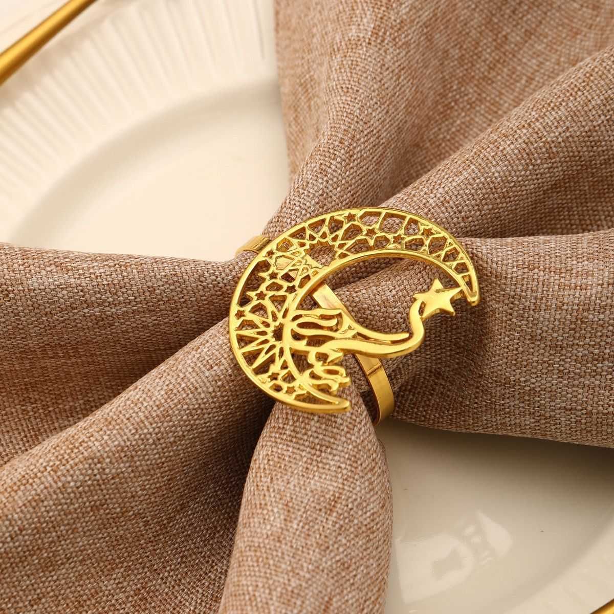 Кольца для салфеток на Рамадан в форме Луны
