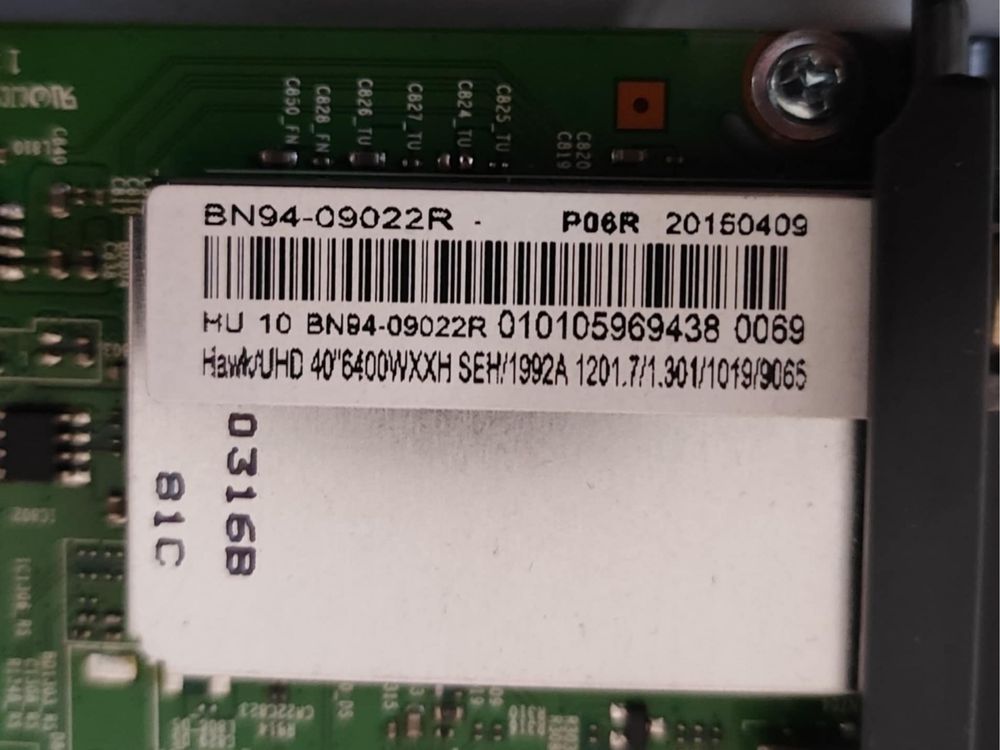 Smart TV Samsung UE40JU6440W на части