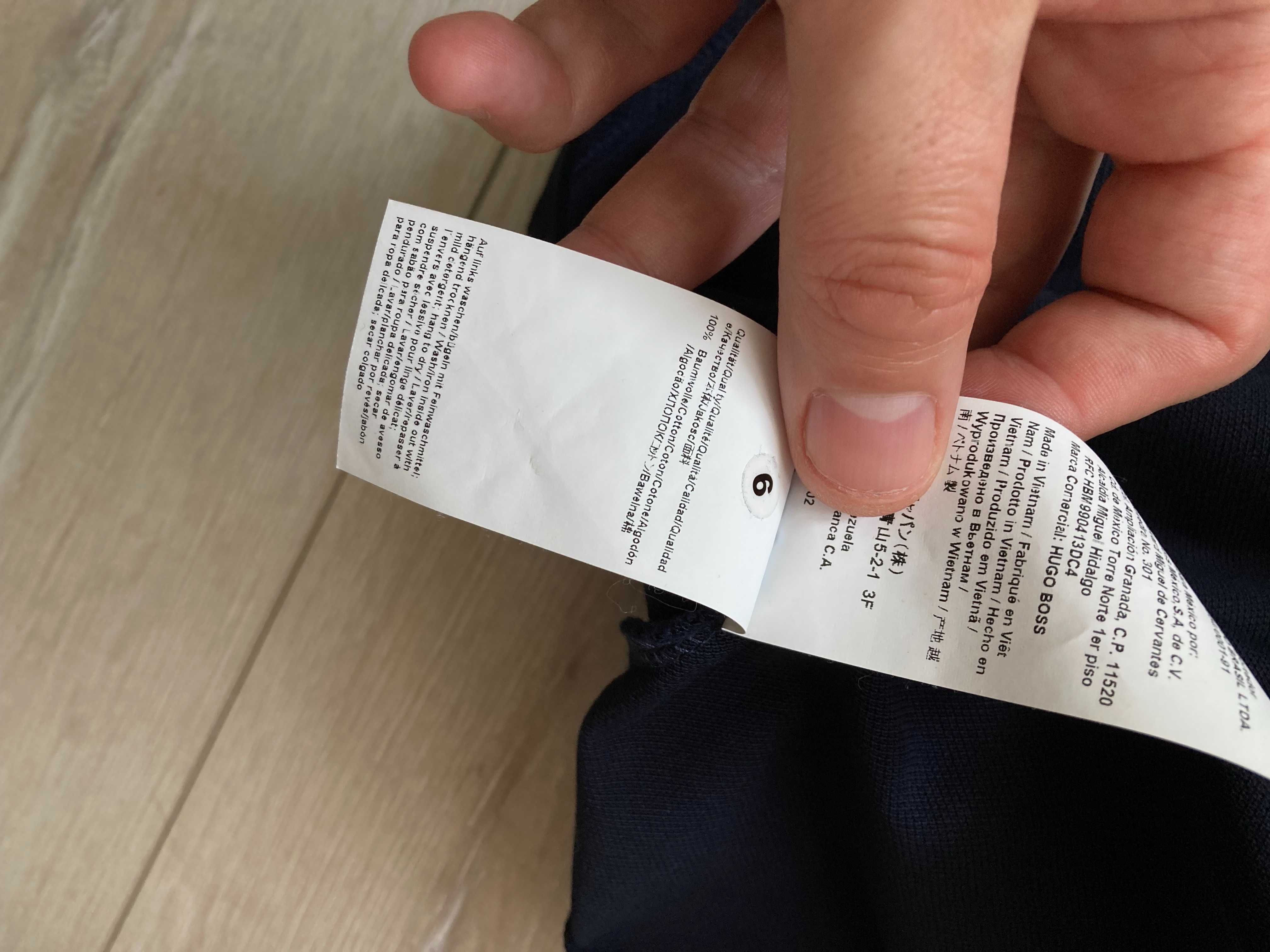 Hugo Boss Paule 4 Pima Cotton мъжка поло тениска размер L Slim Fit