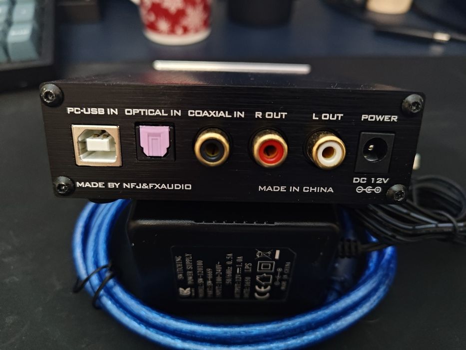 FX-AUDIO DAC-X6 слушалков усилвател