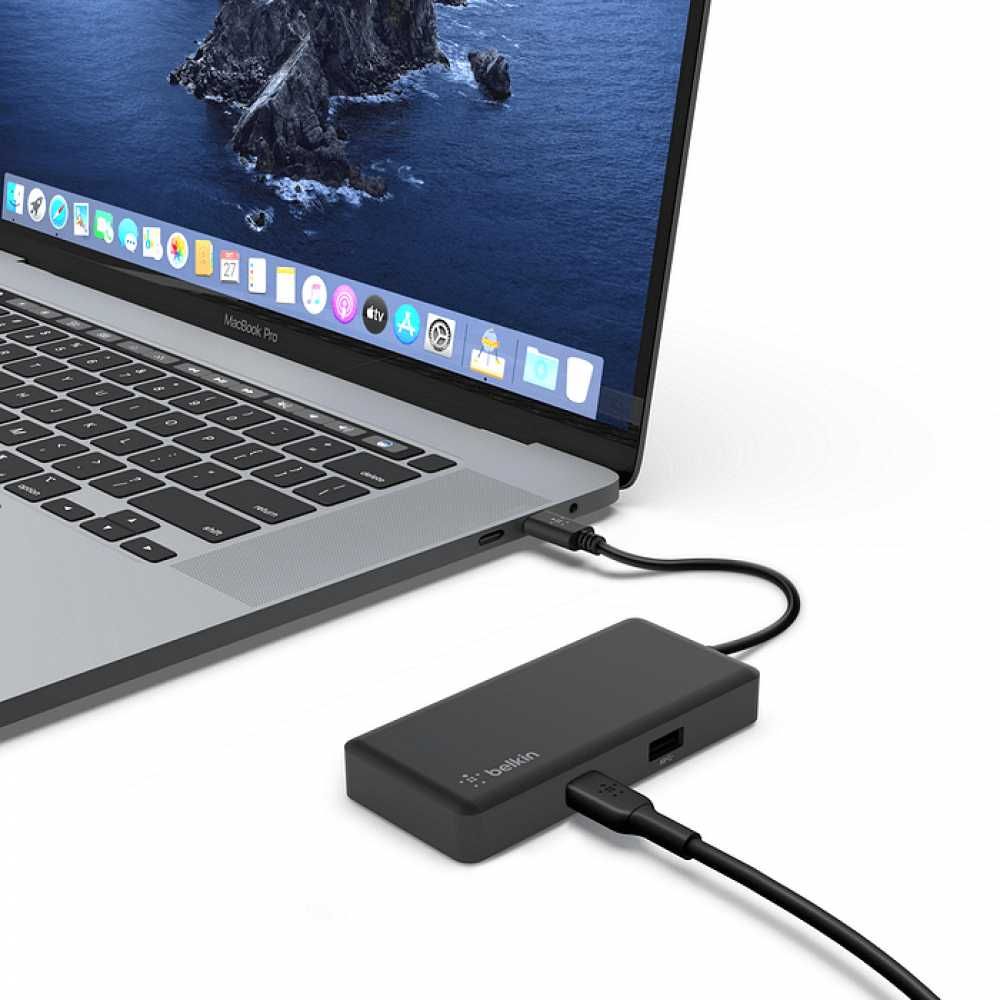 Адаптер Belkin USB-C 5-in-1 Multiport Hub Adapter - Док