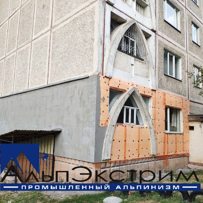 Утепление первых этажей в городе Алматы!! Акция!! От 3500 за кв.м!