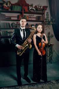 Скрипка и саксофон Алматы