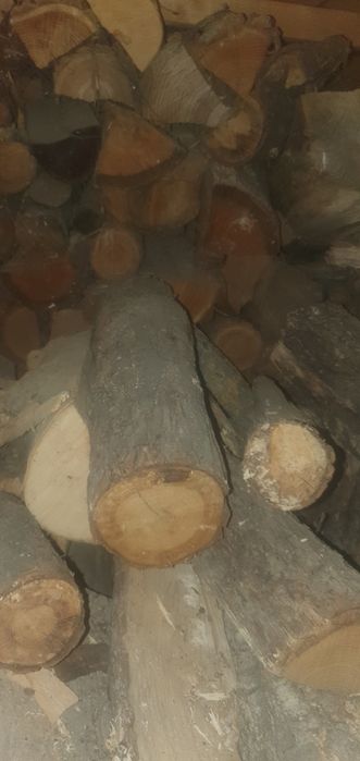 Lemne uscate taiate  la circa 40 cm fag si stejar