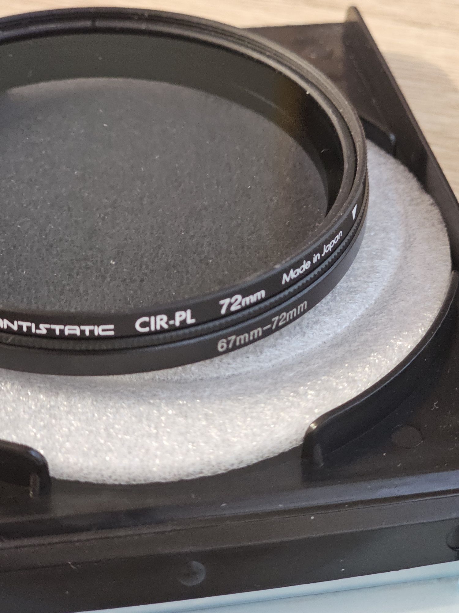 Hoya fusion antistatic cpl филтър 72mm и преходник 67mm