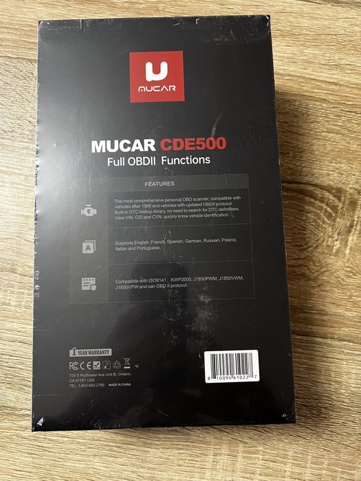 Diagnoza auto/tester OBD2 Mucar CDE 500