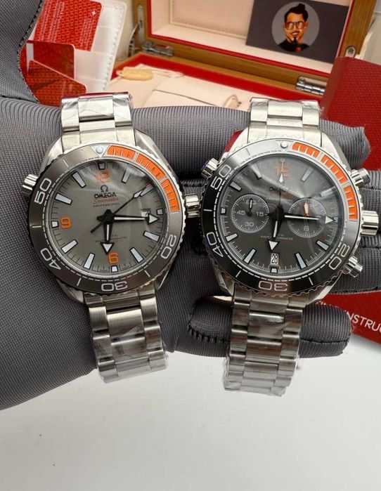 omega seamaster planetocean сребристо сиво