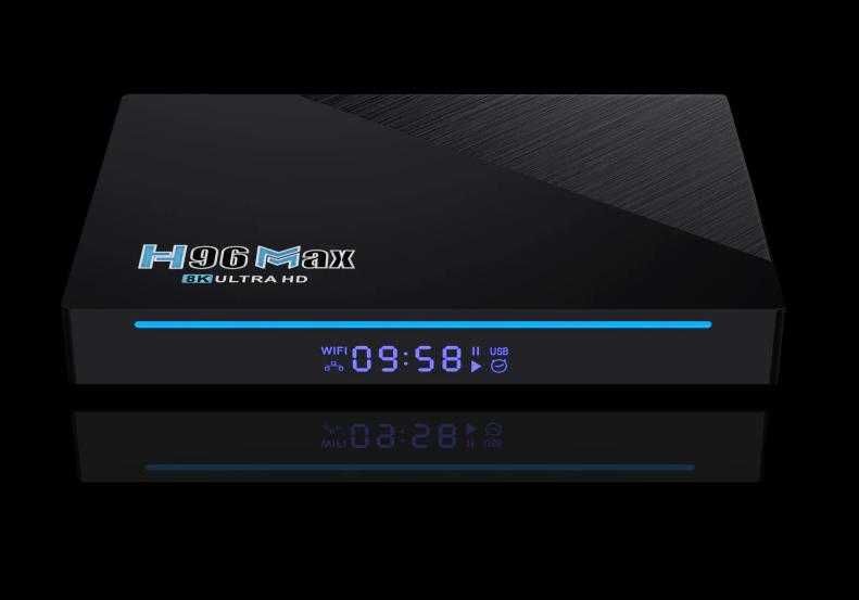Blu-Ray H96MAX 3D 8K H.265 Mali G52 RK3566 4GB Android 11 HDR10 TV BOX
