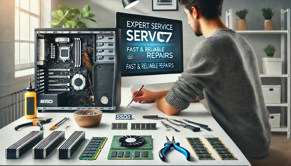 Профессиональный ремонт компьютеров и ноутбуков КРУГЛОСУТОЧНО Windows