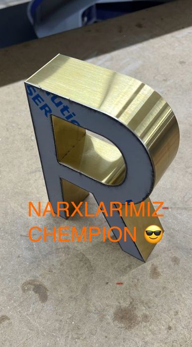 РЕКЛАМА Tashqi reklama Объемные буквы reklama xizmatlari