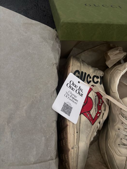 Gucci-trainer Rhyton Leather