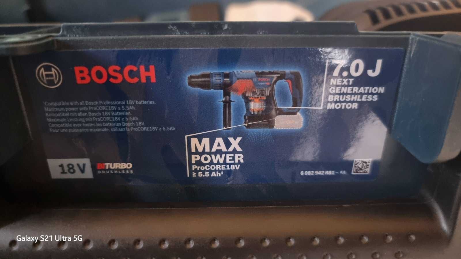 Акумулаторен перфоратор Bosch Professional GBH18V-36C, 18 V, 7 J, 500