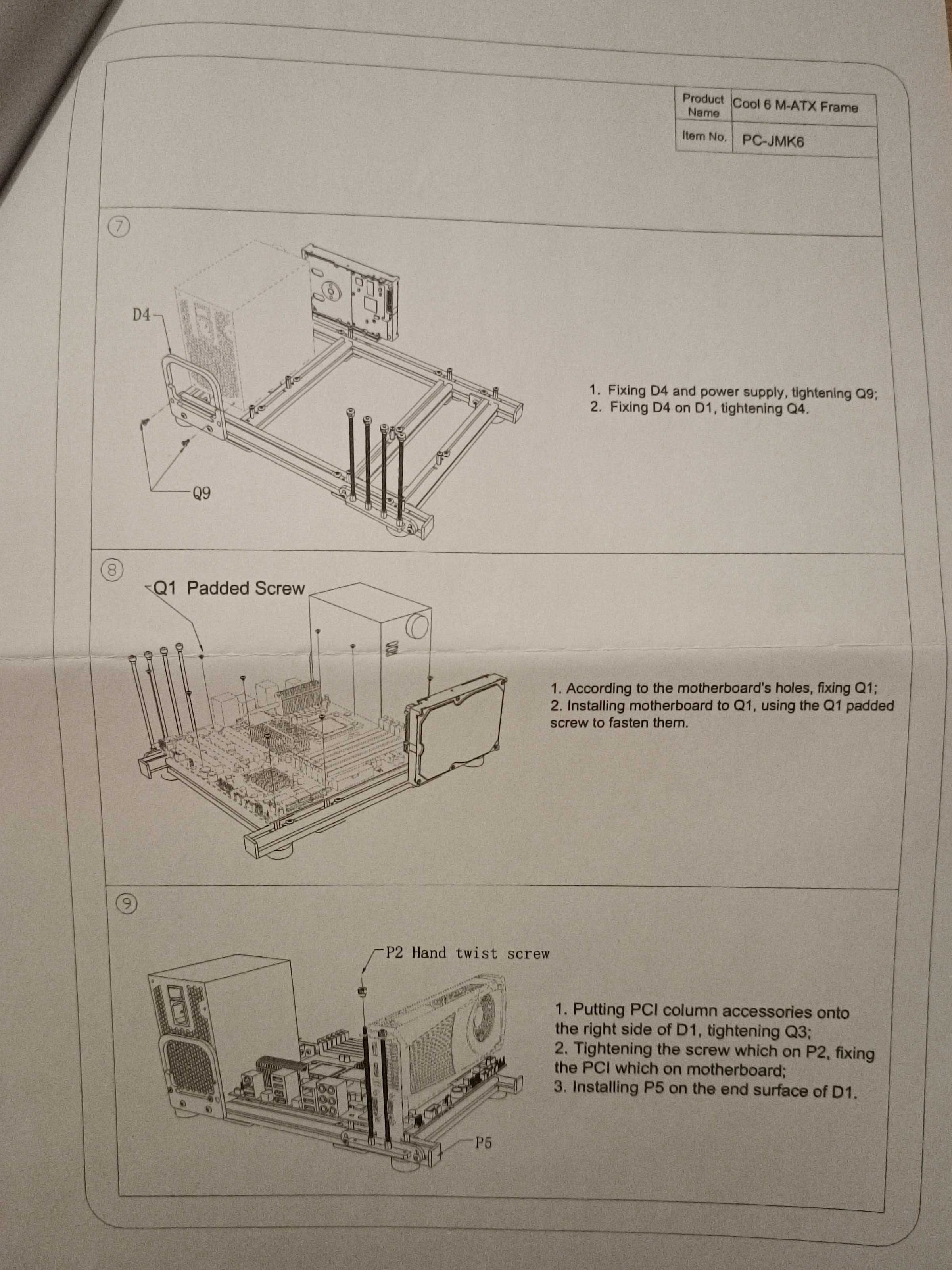 Тестировочный ПК-стенд QDIY PC-JMK6 Micro АTX