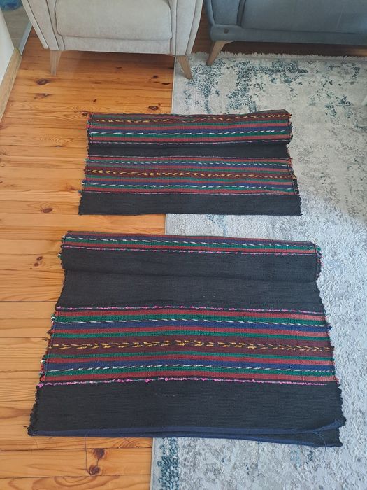 Ръчно тъкани черги 2бр 92×400