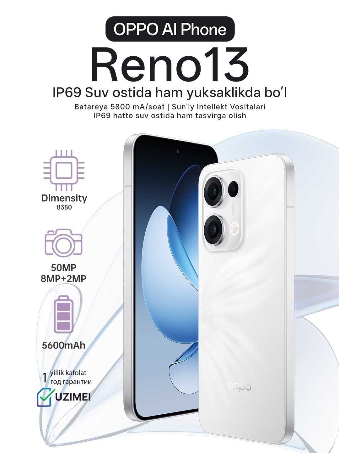 Reno 13 12/512 oppo original