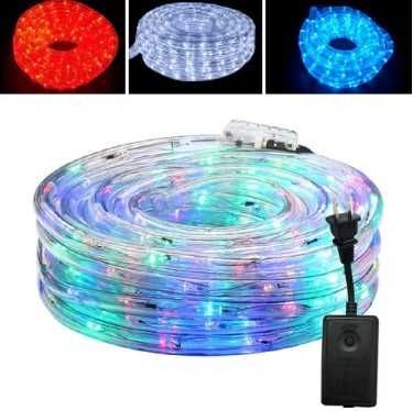 Чъншна коледна украса LED маркуч различни цветове 10М коледни лампички