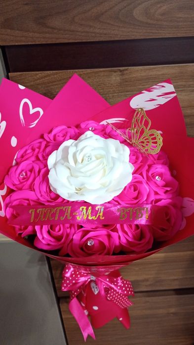 Buchete de trandafiri din săpun