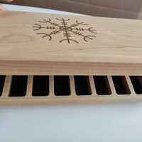 Висококачествена кленова кутия maple box пури и зарчерта Подарък